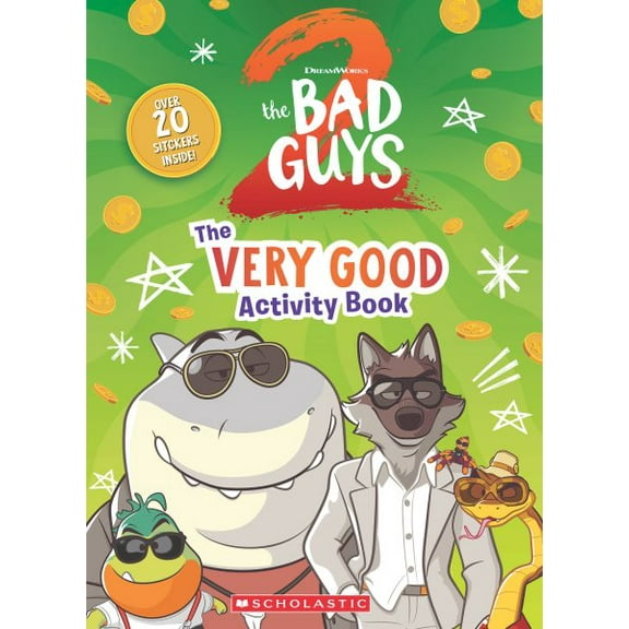 Pre-Owned Bad Guys Movie 2 Activity Book