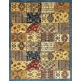 thumbnail image 1 of Ahgly Company Machine Washable Indoor Rectangle Abstract Bakers Brown Area Rugs, 2' x 3', 1 of 7