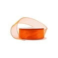 thumbnail image 5 of LaRibbons 1 1/2" Wired Sheer Ribbon | Orange | 50 Yard Roll, 5 of 6