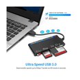 thumbnail image 5 of Lector de tarjetas multifunción Yuxing USB 3.0 Color Negro, 5 of 5