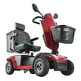 thumbnail image 3 of mlkhfap Mobility Scooter 4 Wheel Foldable Electric for Adults Seniors, 350 lbs Compacity All Terrain Mobility Scooter, Long Range Power Battery with Thickened Seat and LED Lights, Red, 3 of 8