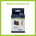 McKesson Replacement Cane Tip Black Rubber, 3/4 in Diameter, 1 Count
