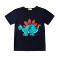 thumbnail image 2 of FEDPOP Toddler Boys Pajamas 100% Cotton Kids Summer Short Sets Dinosaur Pjs Set Size 5t, 2 of 7