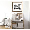 thumbnail image 3 of Eveokoki Welcome To My Craft Room Wall Art for Home Bar Cafe Farm Store Garage Club - Wooden Frame Sign Gift for Sewing Craft Lovers, 8x8 Inch, 3 of 5