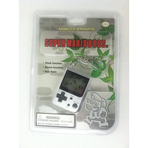 Nintendo Mini Classics Super Mario Bros. Electronic Handheld Game Key Chain