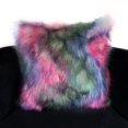 thumbnail image 2 of Plutus Brands Green, Purple, Blue Plutus Northern Lights Animal Faux Fur Luxury Throw Pillow 12 in x 20in, Double Sided 12" x 20", 2 of 2