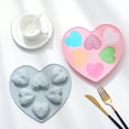thumbnail image 7 of Rekidool 12-Cavity Hearts Shape Chocolate and Candy Silicone Mold, Reusable, Flexible, Non Stick (2 Count), 7 of 7
