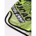 thumbnail image 6 of IEFIEL Kids Boys Wide Waistband Boxing Shorts Side Split Printed Gym Training Wrestling Shorts Green&Black M/150, 6 of 7