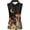 6-Black, variant on Alun Women's Quarter Zipper Lapel Sleeveless Tank Tops Fashionable Printing Fit Going out Top Ladies Workout Casual Lightweight Comfort Daily Wear 9-Black XL