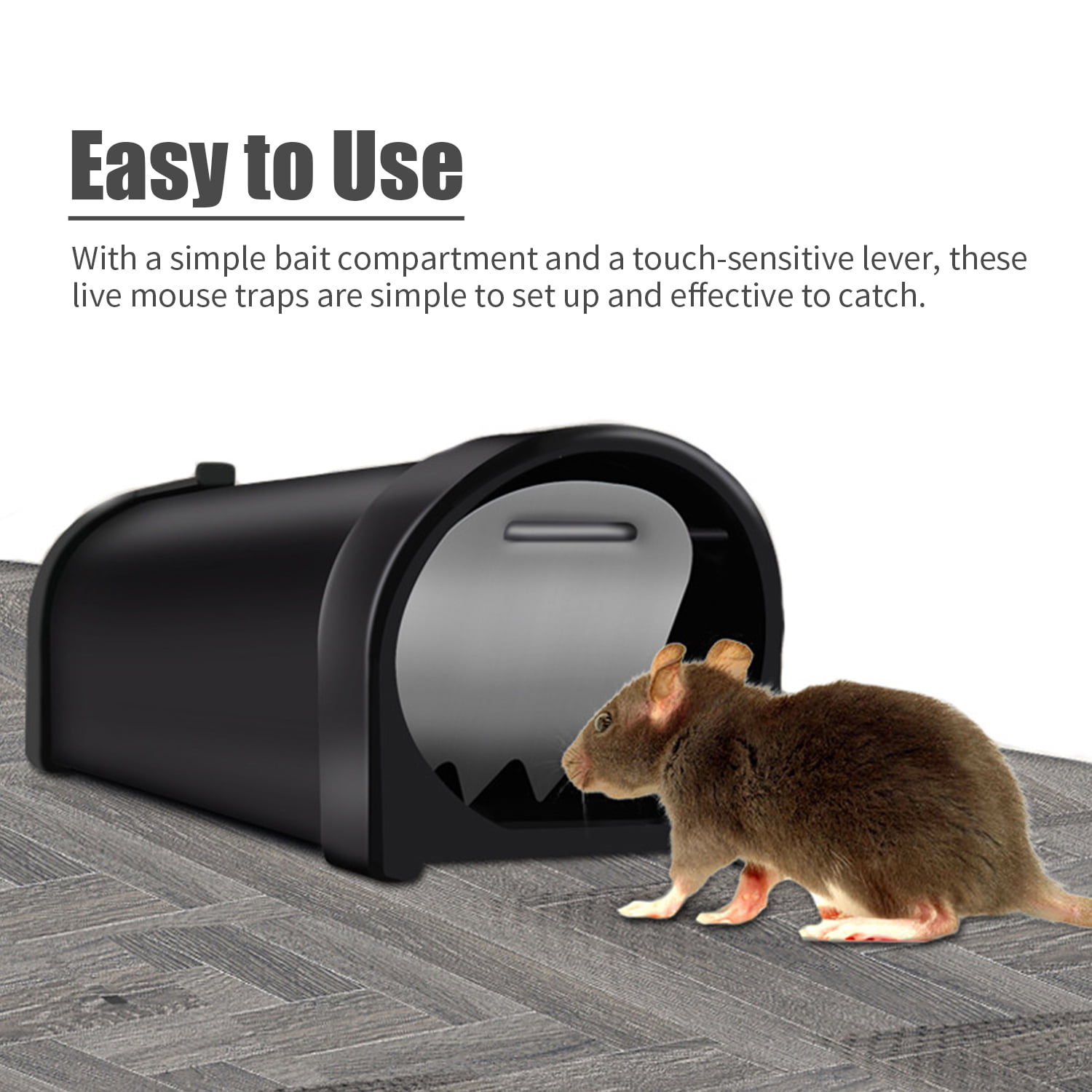 Live Catch and Release Best Selling Mousetrap!! Magic 1pc Humane Mouse Traps 