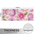 thumbnail image 5 of Kitchen Rugs Sets Of 2,Pioneer Flower Floral Print Pattern Anti Fatigue Kitchen Mat Rugs Non Slip Washable,Decorative Kitchen Floor Mats for Kitchen,Sink,Laundry,17"X47", 5 of 5