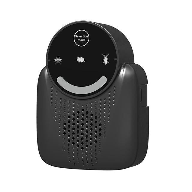 Naiovety Repelente ultrasónico para ratas, eficiente y práctico para el hogar. Electrodomésticos negro