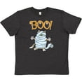 thumbnail image 3 of Inktastic Boo with Mummy Cat Youth T-Shirt, 3 of 5