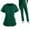 Dark Green, variant on Basic Nurse Scrubs Set,, Short Sleeve Mock Neck Top & Elastic Waist Pants, Simple & Comfortable CNA Uniform for Daily Wear Wine S