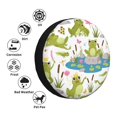 thumbnail image 2 of Kdxio Cartoon Frogs for Tire Cover Wheel Protectors Tyre Covers Weatherproof Wheel Covers Universal Fit for Trailer Rv SUV Truck Camper Travel Trailers 15 inch, 2 of 5