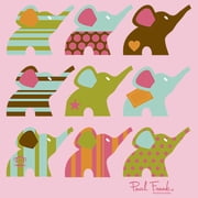 Girl's Paul Frank Ellie Line Up Graphic Tee Light Pink Small