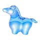 thumbnail image 4 of Estatua de caballo de en miniatura, escultura de animal coleccionable para centro de mesa de año Nuevo, para cumpleaños, oficina, dormitorio, Azul, 4 of 8