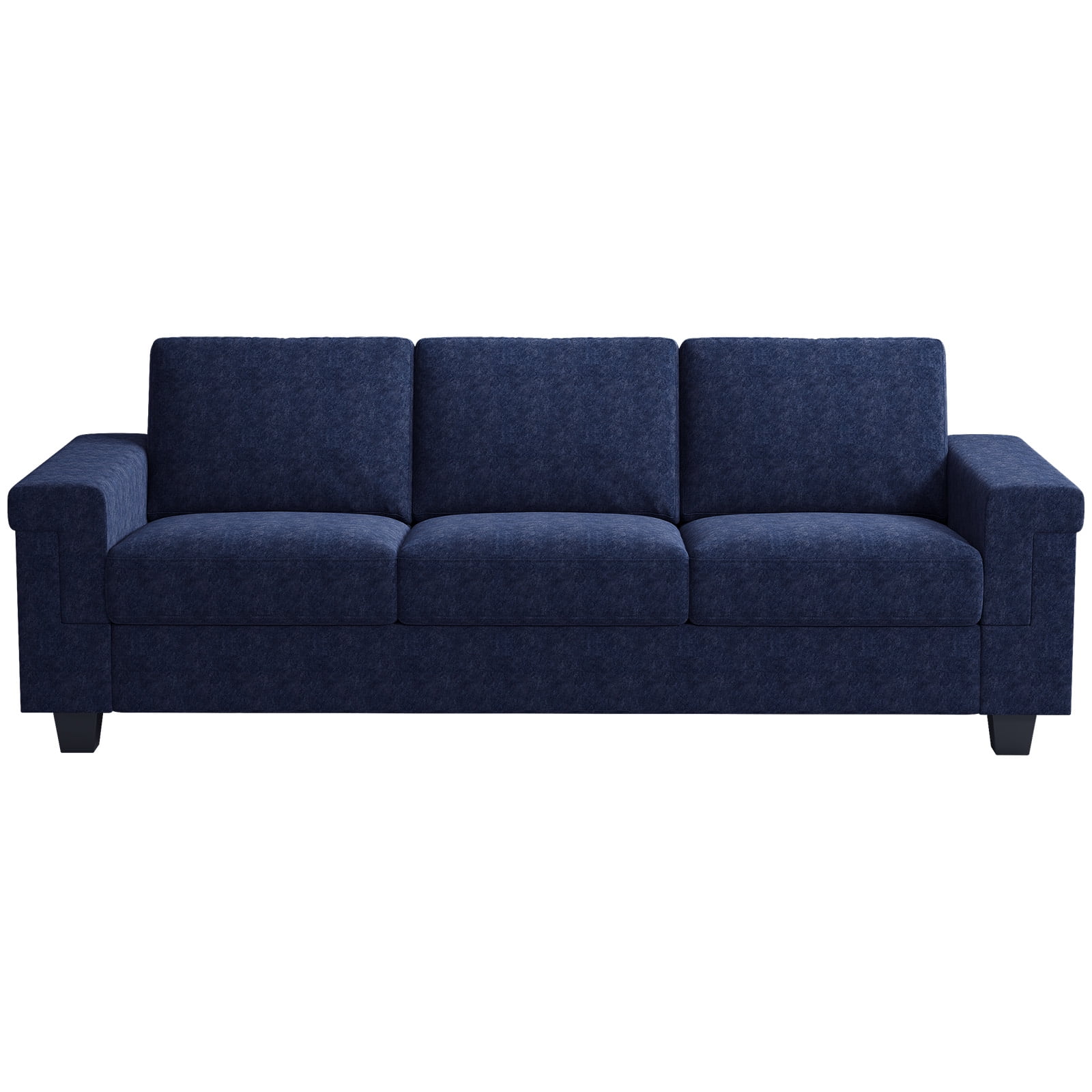 90" Sofa Couch, Modern Upholstered Sofa 3 Seater Sofa For Living Room Apartment Office