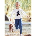 thumbnail image 2 of Kitten With A Ball Long Sleeve Toddler -Image by Shutterstock,  3 Toddler, 2 of 4