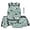 Fish Camo Print, variant on 5-Piece Kids Backpack and Lunch Box Set for Elementary Students, Blue Soccer Large Capacity 16 Inch Backpack, Lunch Bag, Pencil Case, Water Bottle Bag, Keychain