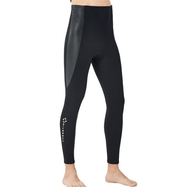 DIVE SAIL Traje de buceo 2MM Pantalones cortos de manga larga Traje de neopreno Rash Guards Artesanía exquisita Sensación de cuerpo fresco Snorkel Trajes pantalones masculinos 3XL Vogacara OD019363-18