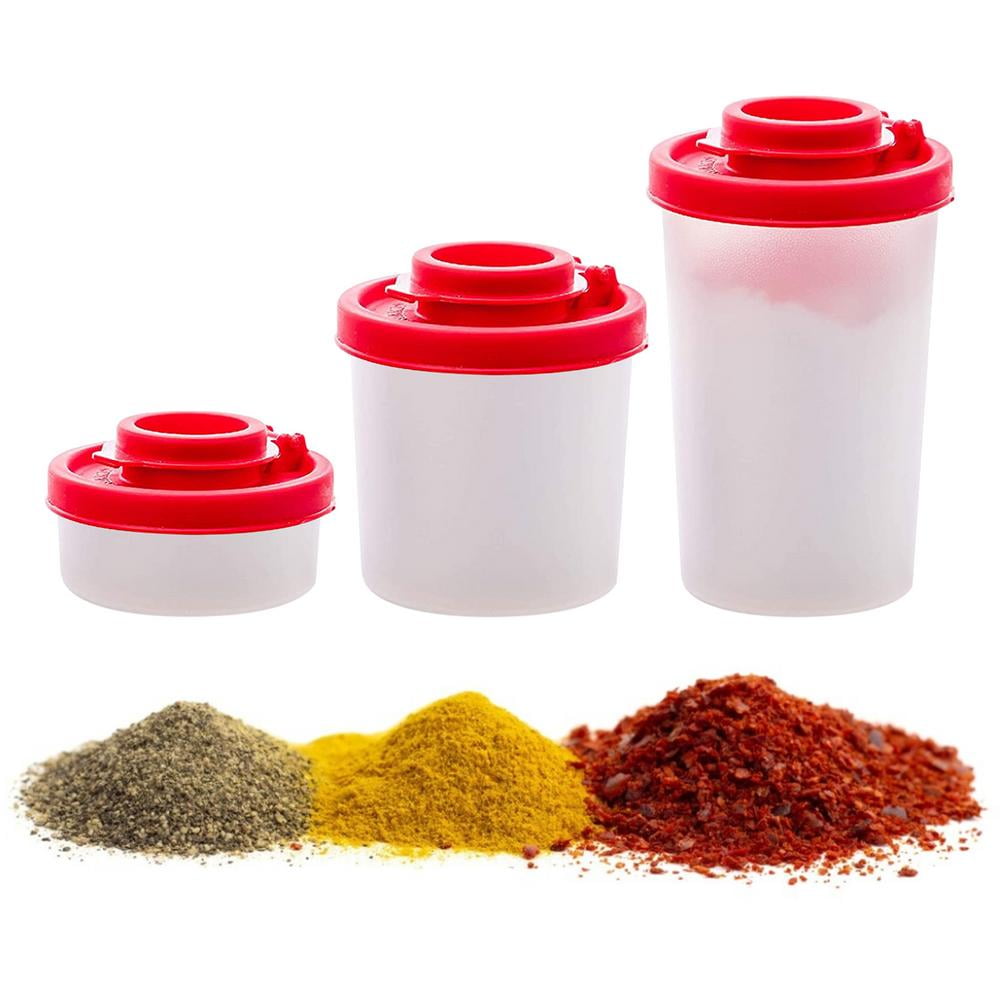 Salt and Pepper Shakers Moisture Proof Set,Salt Shaker to go Camping