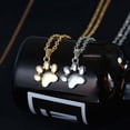 thumbnail image 2 of Peyan Silver Dog Paw Pendant Necklace, 2 of 9