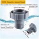 thumbnail image 3 of Pool Drain Fitting Connects Fits for Bestway Coleman Pool Drain Hose Connector P6D1420 for 1.5 Inch, 3 of 5