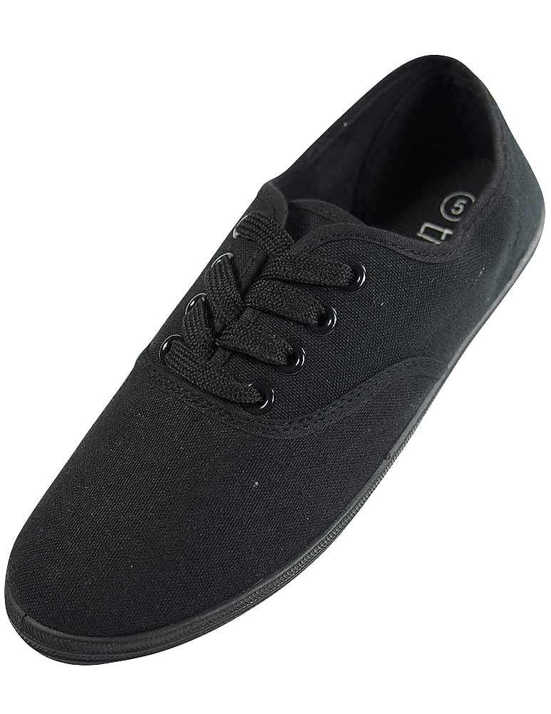 canvas shoes without laces for ladies