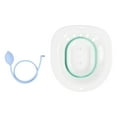 thumbnail image 2 of Toilet Bath, Foldable Toilet Bath   Spill Proof Reduce Pain Water Massage  For Postpartum Green With Flusher, 2 of 8