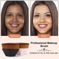 thumbnail image 4 of Brocha de maquillaje para base YONGSHENG cepillo de base alta densidad con tapa plana, 4 of 4