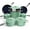 Mint Green, variant on Nuwave 13pc Lux Pots and Pans Set Ultra Nonstick, Healthy G10 Duralon Ceramic Coating Forged Lightweight Cookware Set, Stay-Cool Handles, Works on All Cooktops & Oven, Avocado