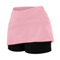 thumbnail image 4 of yunLCZ Women's Straight Leg Pants High Wa Women's Pocket Pants Solid Mid Waist Culottes Short Skirts Skinny Pants, 4 of 4