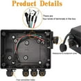 thumbnail image 3 of Winch Solenoid Relay Control Contactor Box for 8000-17000Lbs Electric ATV UTV Winch 12V, 3 of 8