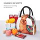 thumbnail image 5 of Easygdp Cozy Knitting Llama Bolsa de Almuerzo Insulada Grande, Forro de Aluminio, Diseño Espacioso, a Prueba de Fugas, Ideal para Trabajo, Picnics, Viajes y Actividades al Aire Libre, 5 of 6