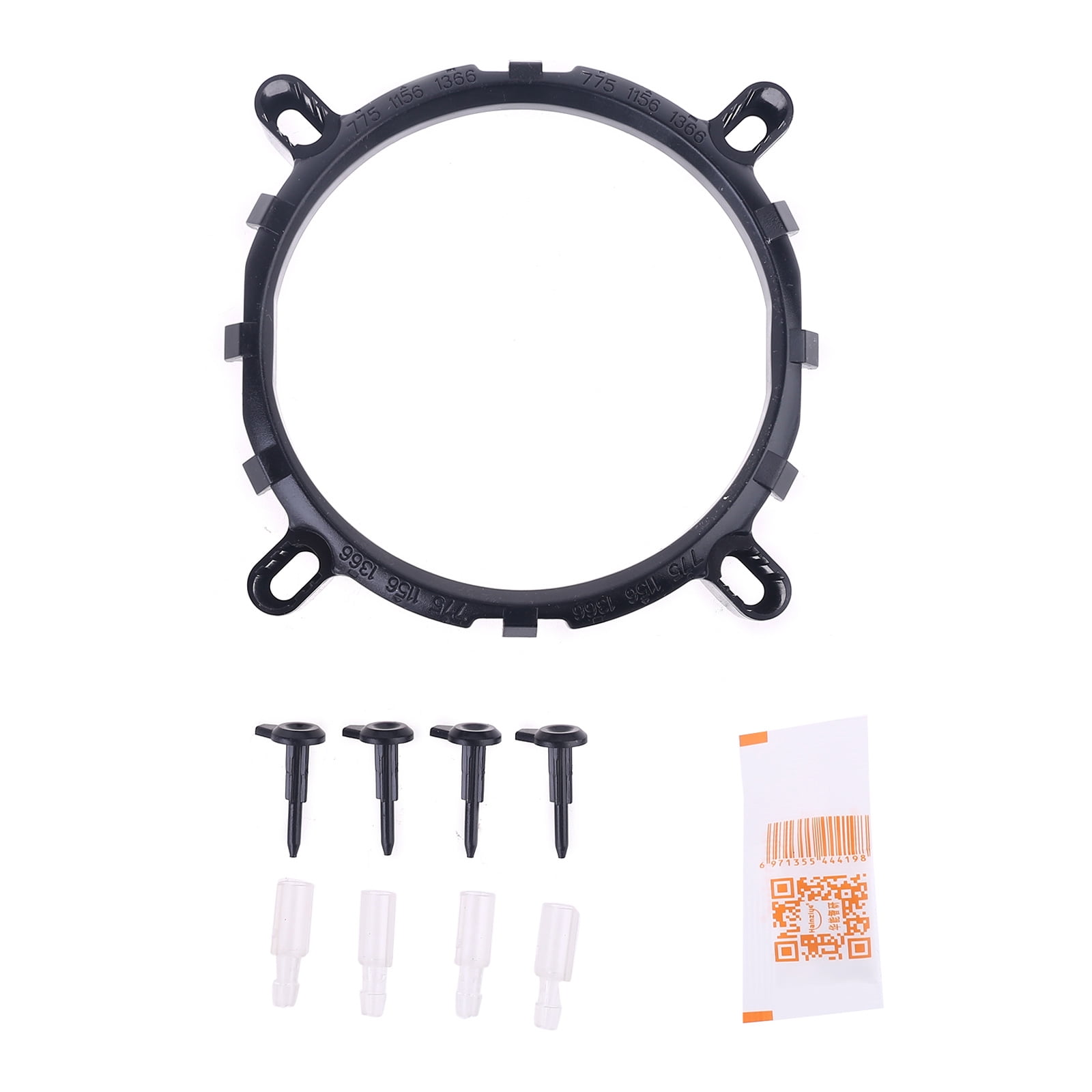 Drrntien Silent CPU Cooler LGA/2011/115X/775 3 Pin PC Cooling Radiator 2 Copper Tubes 5 Colors LED Cooling Fan
