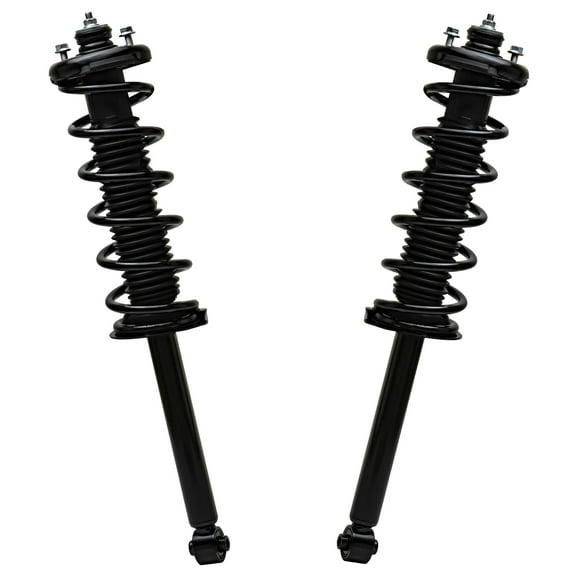 Detroit Axle - Rear 2pc Struts for 2004-2008 Acura TL, 03-07 Honda Accord, 2 Struts & Coil Sping Assembly 2003 2004 2005 2006 2007 2008 Replacement