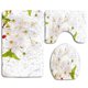 thumbnail image 1 of Juego de alfombras de baño ABPHQTO Ducha de flor de manzana 3 piezas, 1 of 2