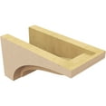 thumbnail image 5 of 5"W x 10"D x 5"H Wide Helena Rough Cedar Woodgrain TimberThane Corbel, Primed Tan, 5 of 6