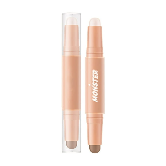TechWave 4 Color Contouring Stick Double Stick Makeup Stick Contouring Concealer Highlight Multifunctional Makeup Stick Shadow Stick Glitter Liner for Eyes Kids Makeup Pallet Eye Shadow Applicators