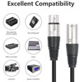 thumbnail image 3 of Cable Micrófono 1 XLR A 2 Patch Y 5/10/15 Piezas Portátil, 3 of 9