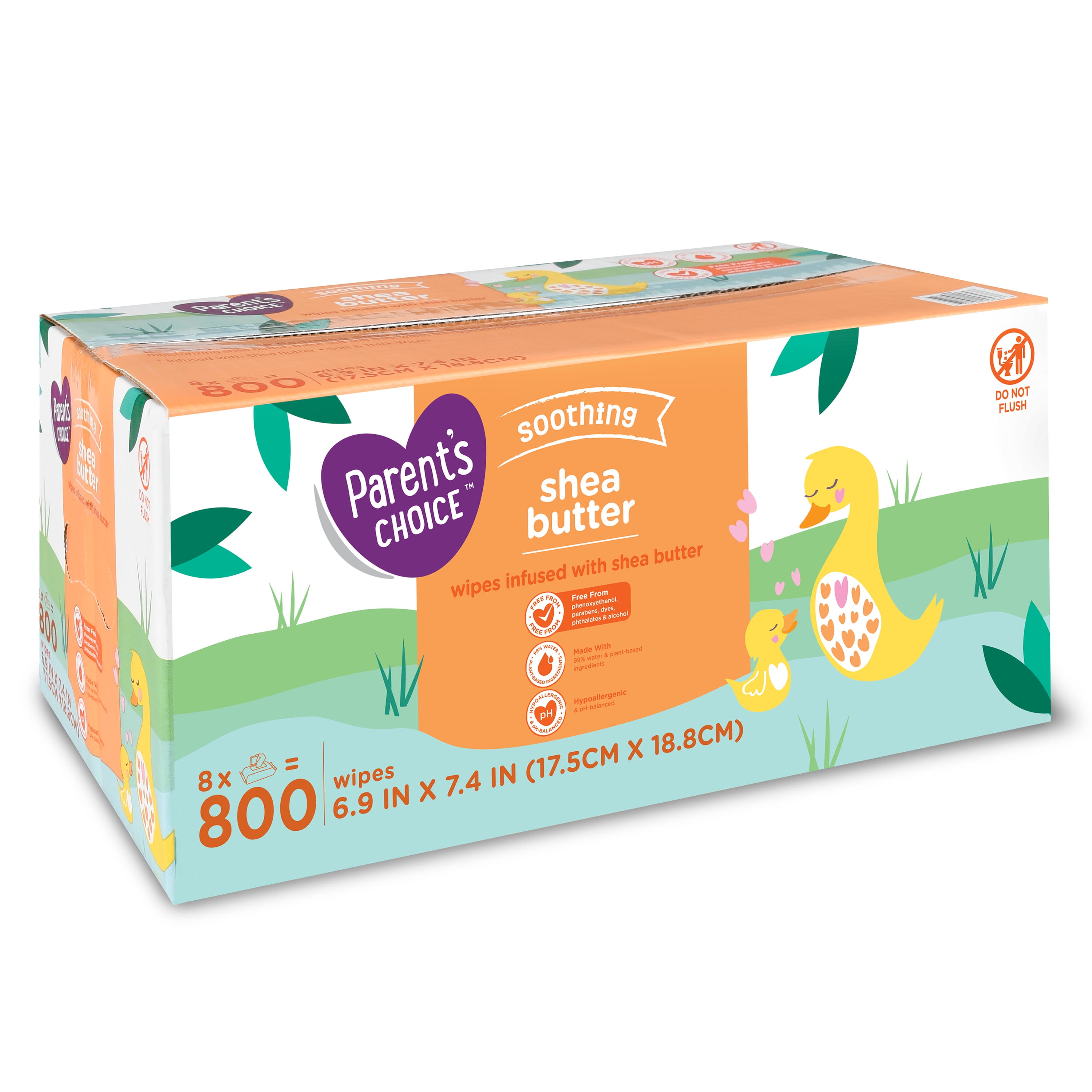 parents choice wipes shea butter