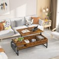 thumbnail image 4 of Mesa de Centro Elevable con Almacenamiento Altaria, 4 of 7