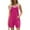 Z01-Hot Pink, variant on Huesdet Womens Summer Casual Sleeveless Romper Loose Spaghetti Strap Shorts Overalls Jumpsuit with Pockets Clothes(Mint Green,XXL)