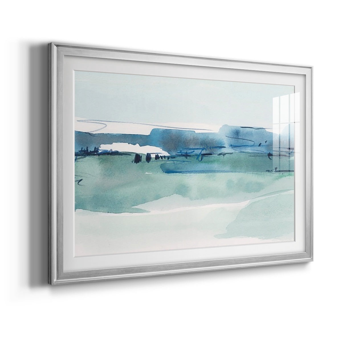 Ultramarine Vista I Premium Framed Print - Ready to Hang