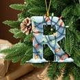 thumbnail image 7 of Kbndieu Initial Ornaments Christmas Tree Ornaments, Christmas Letter Ornaments for Christmas Tree Decorations, Christmas Hanging Decor R, 7 of 7