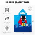 thumbnail image 2 of SYNPOS Baby Kids Bath and Beach Hooded Towel Wrap, 24" x 48", Super, 2 of 6