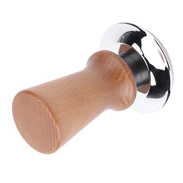 Tamper De Café, De Maciza, Prensa De Café De Fondo Plano De Acero Inoxidable De Fuerza Constante Para Casa Y , Diseño Ergonómico, Material De Alta Resistencia,