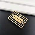 thumbnail image 4 of Set of 6 Brushed Gold Drawer Pulls, Elegant Gold Brass Handles Hole Spacing 32mm, 4 of 4