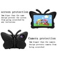 thumbnail image 3 of Allytech Kids Case for Apple iPad 10th Generation 10.9", Cute Butterfly EXA Non-Toxic Rubber Kickstand Cover for Girls Child Proof Shockproof Drop Protection Case for iPhone 10 2022 - Black, 3 of 7